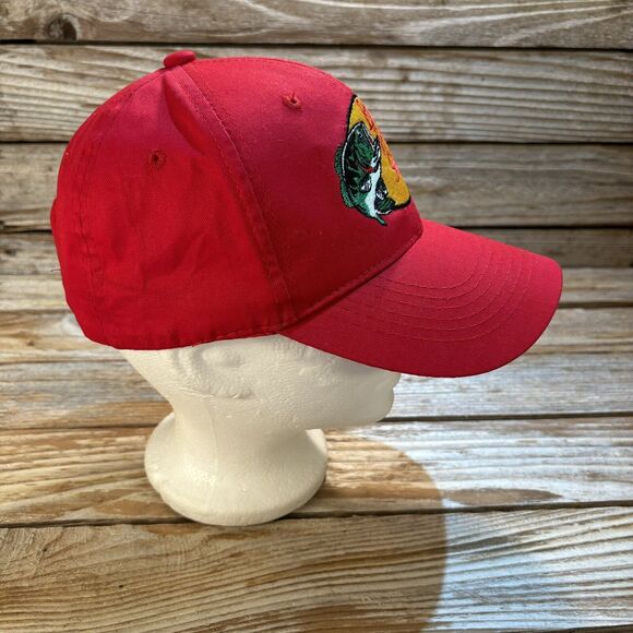Bass Pro Shops Club Launch 2018 Red Baseball Hat Cap Snapback Fishing - Picture 4 of 7